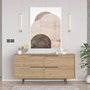 Hanah Home Consola On3-S en Nogal
